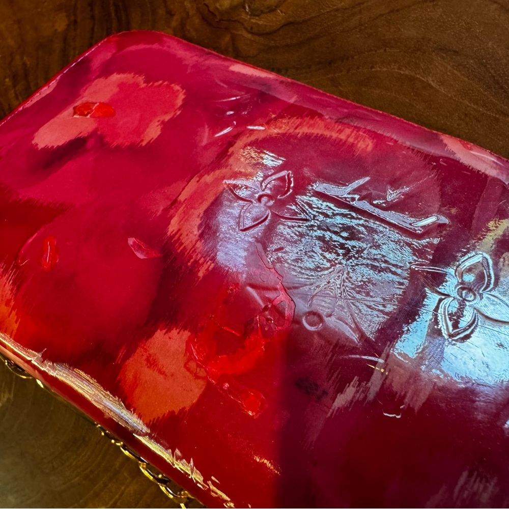 Louis Vuitton Monogram Vernis Ikat Flower Zippy Around Long Wallet - Picture 5 of 17